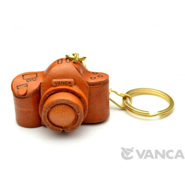 Camera Leather Keychain(L)
