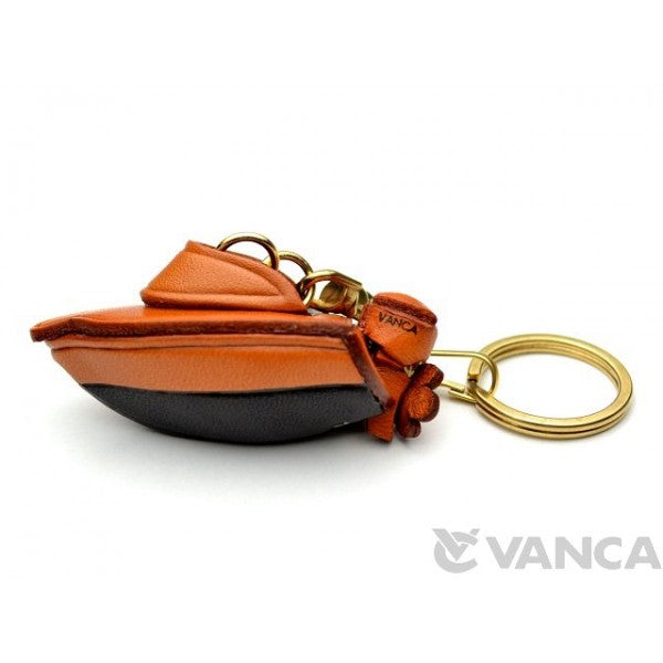 Motor Boat Leather Keychain(L)
