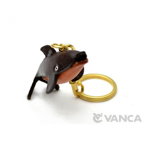 Dolphin Leather Keychain(L)