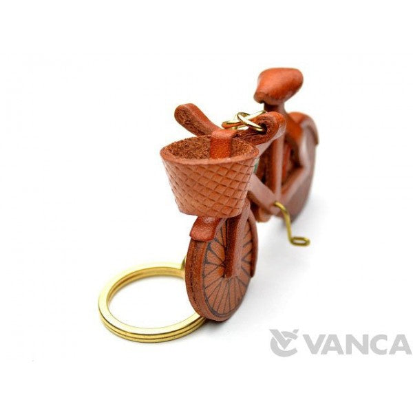 Bicycle Leather Keychain(L)