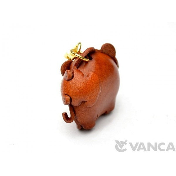 Bear Family Leather Keychain(L)