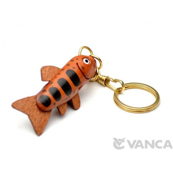 Yamame Trout Leather Keychain(L)