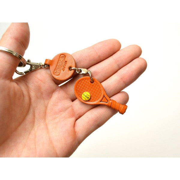 Tennis racket Japanese Leather Keychains Goods