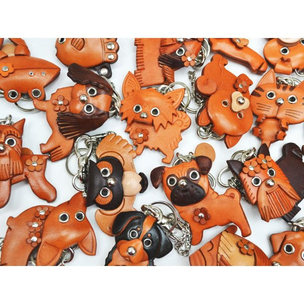 Shetland Sheepdog Leather Dog/Bag Charm