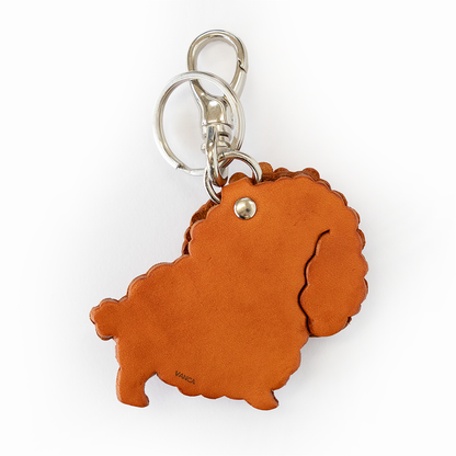 Toy Poodle Handmade Leather Dog/Bag Charm