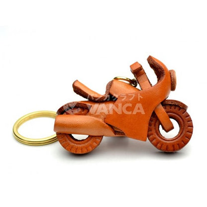 Racing Bike Leather Keychain(L)