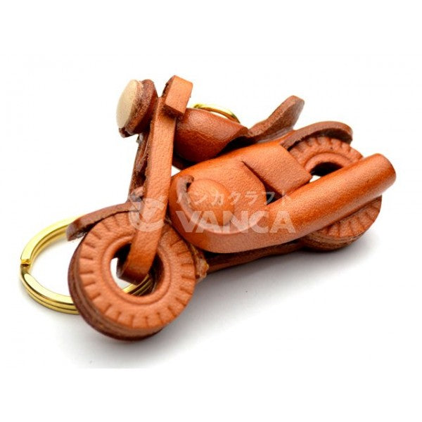 Chopper American Bike Leather Keychain(L)