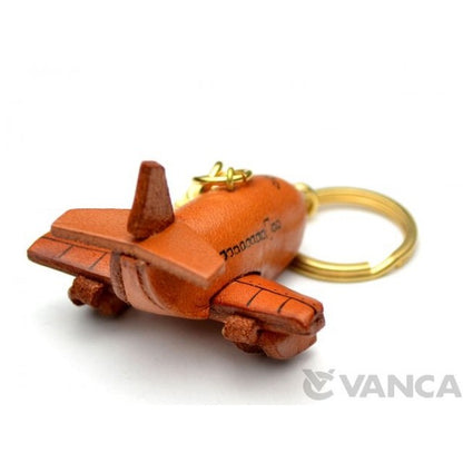 Airplane Leather Keychain(L)