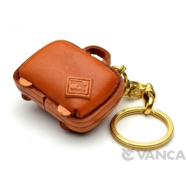 Suitcase Leather Keychain(L)