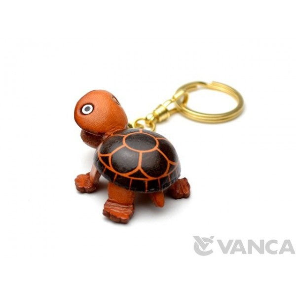 Turtle Leather Keychain(L)