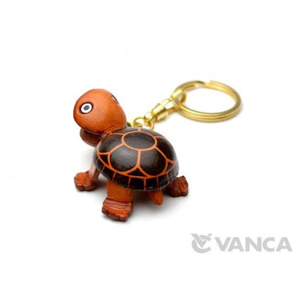 Turtle Leather Keychain(L)