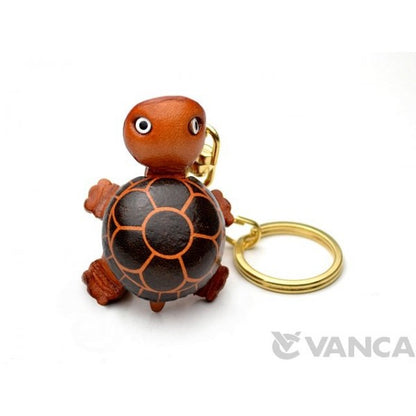 Turtle Leather Keychain(L)