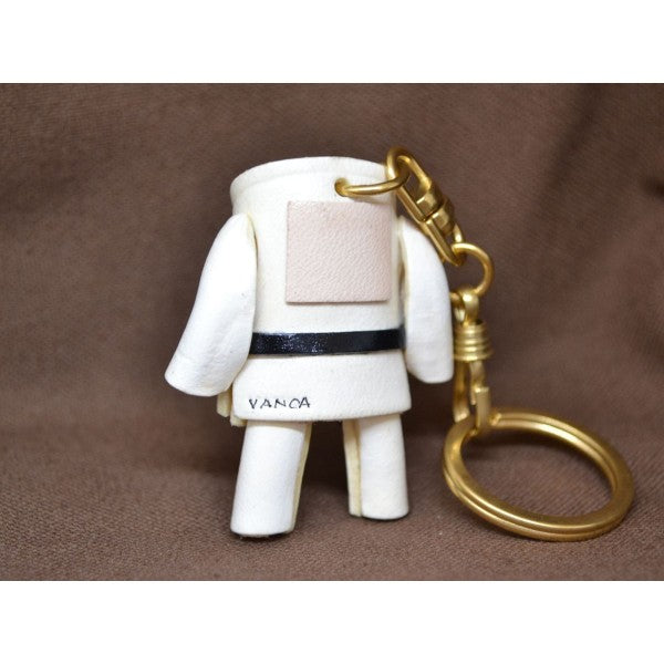 Judo Gi Uniform Leather Keychain(L)