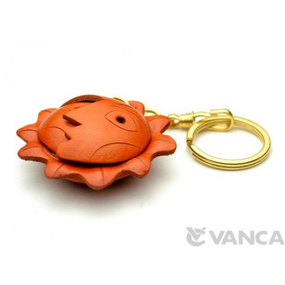 An Artistic Face Leather Keychain(L)