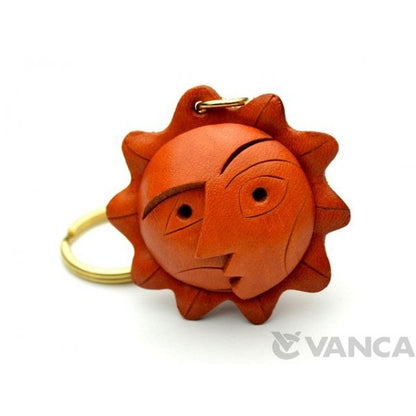 An Artistic Face Leather Keychain(L)