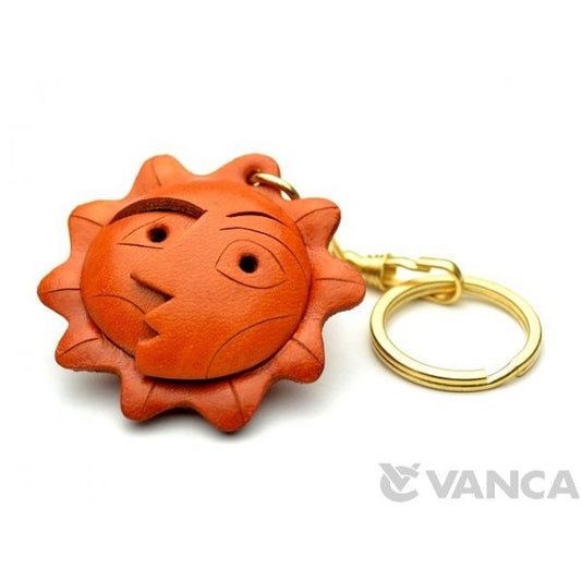 An Artistic Face Leather Keychain(L)