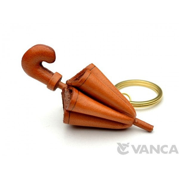 Umbrella Leather Keychain(L)