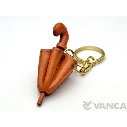 Umbrella Leather Keychain(L)