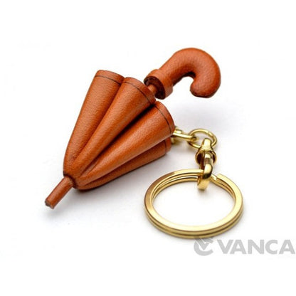 Umbrella Leather Keychain(L)