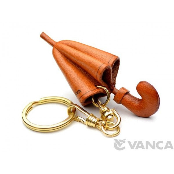 Umbrella Leather Keychain(L)