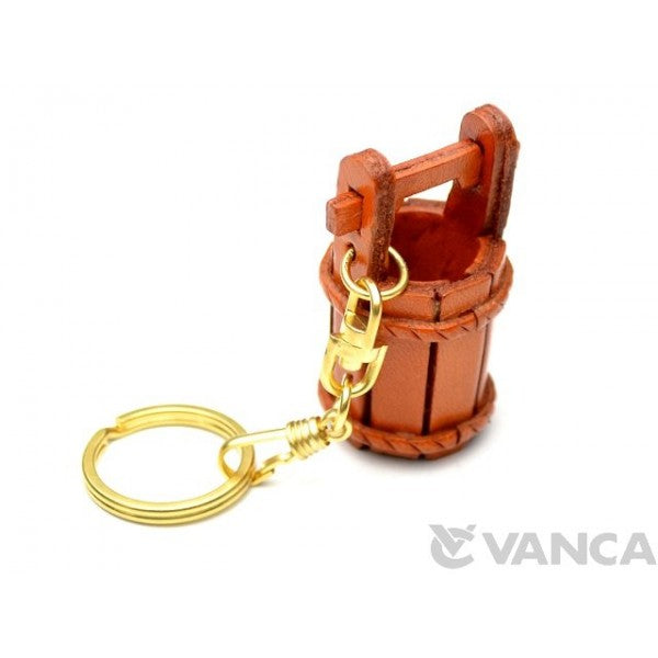 Japanese Tub Leather Keychain(L)