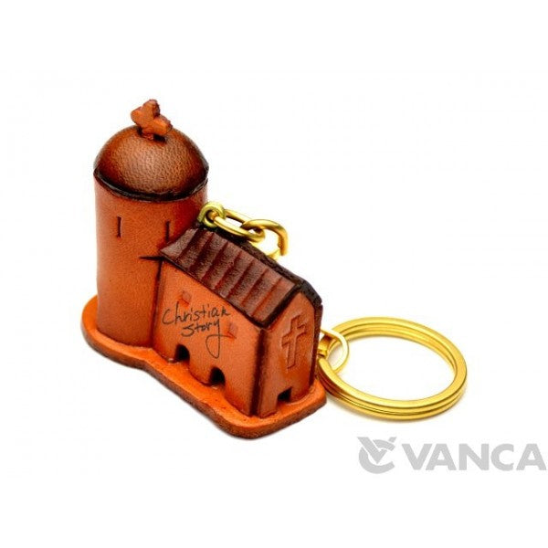 Church Leather Keychain(L)