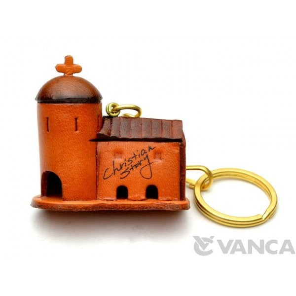 Church Leather Keychain(L)