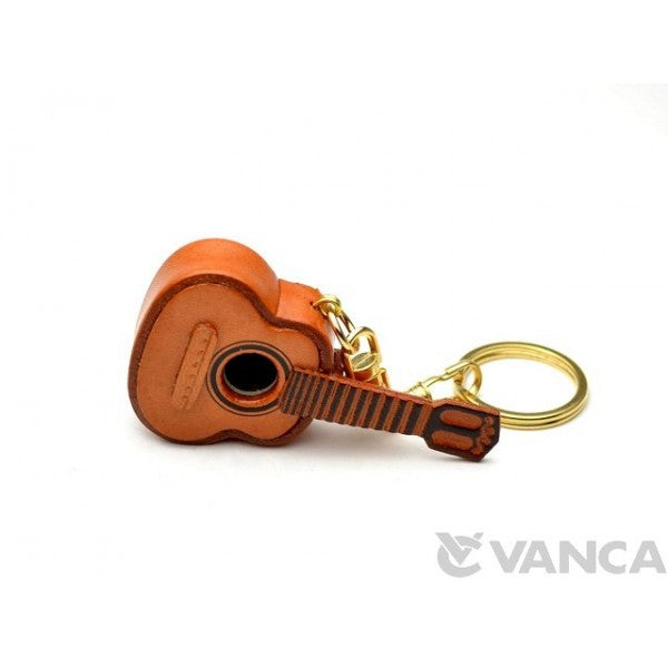 Guitar Leather Keychain(L)