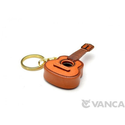 Guitar Leather Keychain(L)