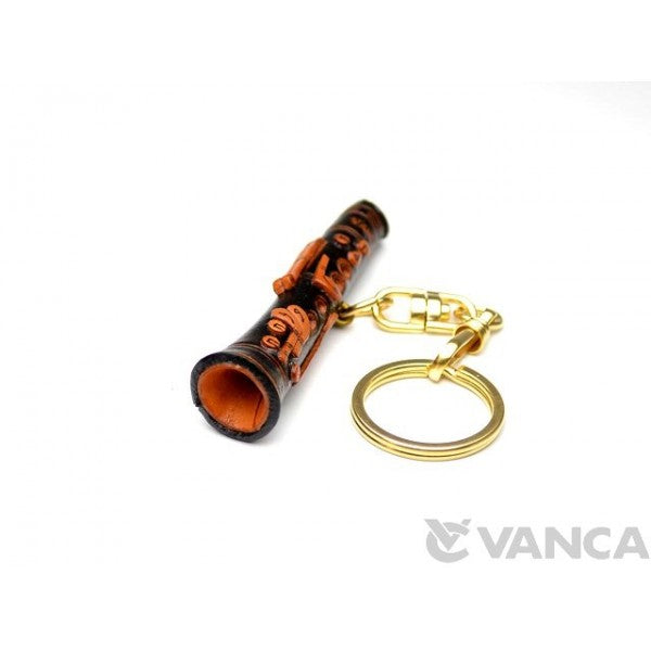 Clarinet Leather Keychain(L)