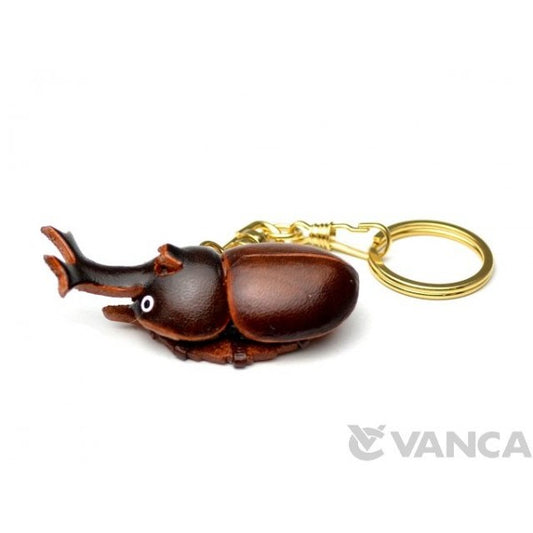 Beetle Leather Keychain(L)