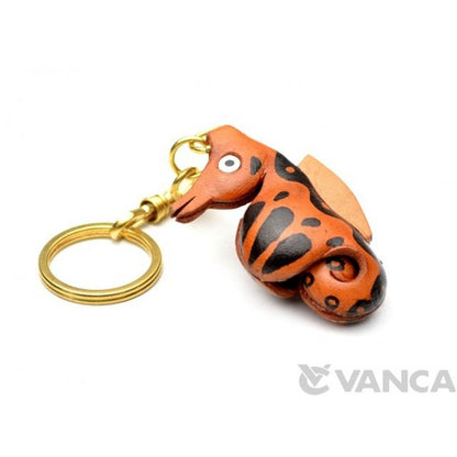 Sea Horse Leather Keychain(L)