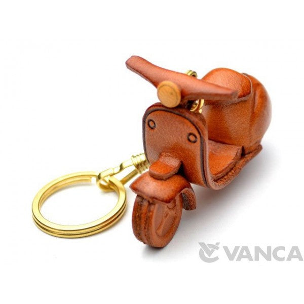 Motor Scooter Leather Keychain(L)