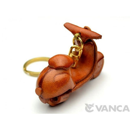 Motor Scooter Leather Keychain(L)