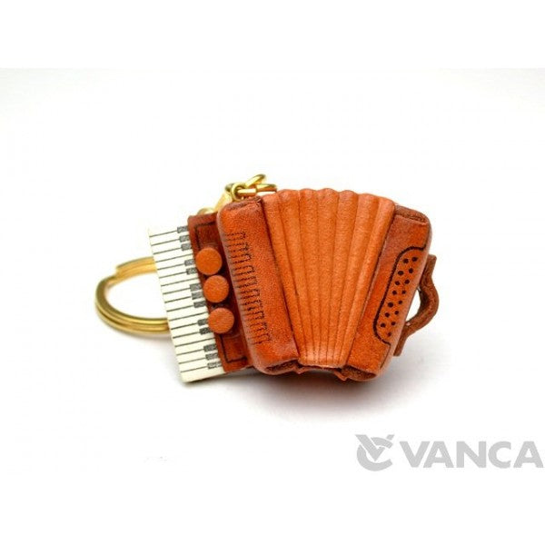 Accordion Leather Keychain(L)