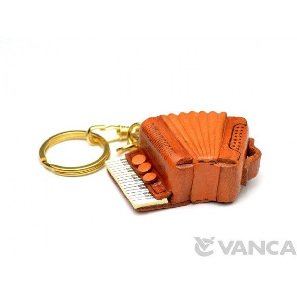 Accordion Leather Keychain(L)