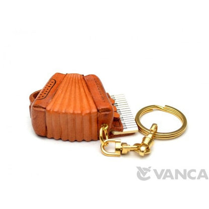 Accordion Leather Keychain(L)