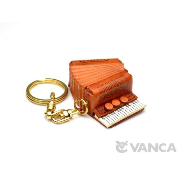 Accordion Leather Keychain(L)