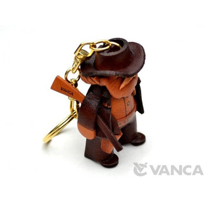 Sheriff Leather Keychain(L)