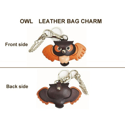 Owl Handmade Leather Animal/Bag Charm