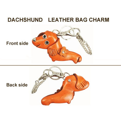 Dachshund Handmade Leather Dog/Animal Bag Charm