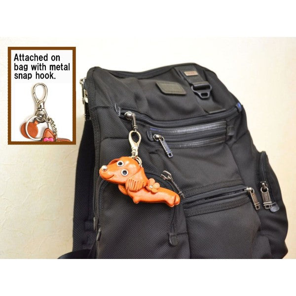 Dachshund Handmade Leather Dog/Animal Bag Charm