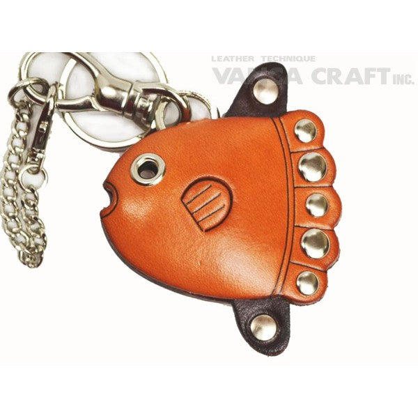 Sun Fish Handmade Leather Fish/Bag Charm