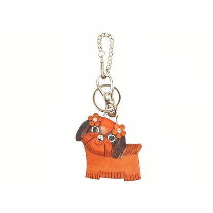 Shih tzu Handmade Leather Dog/Bag Charm