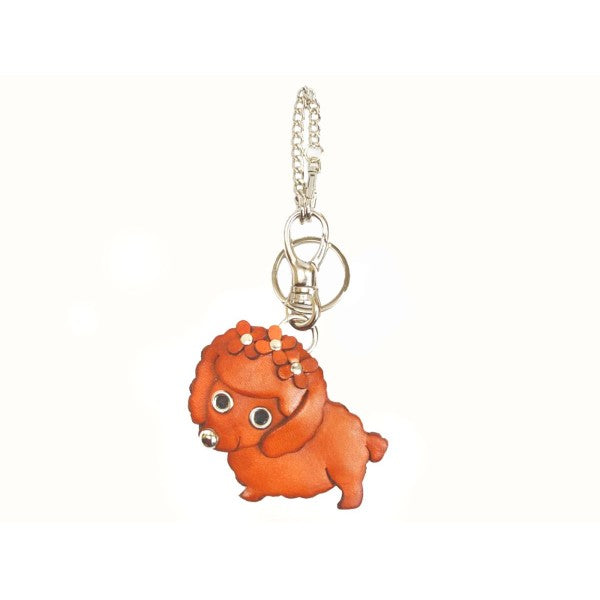 Toy Poodle Handmade Leather Dog/Bag Charm