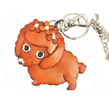 Toy Poodle Handmade Leather Dog/Bag Charm