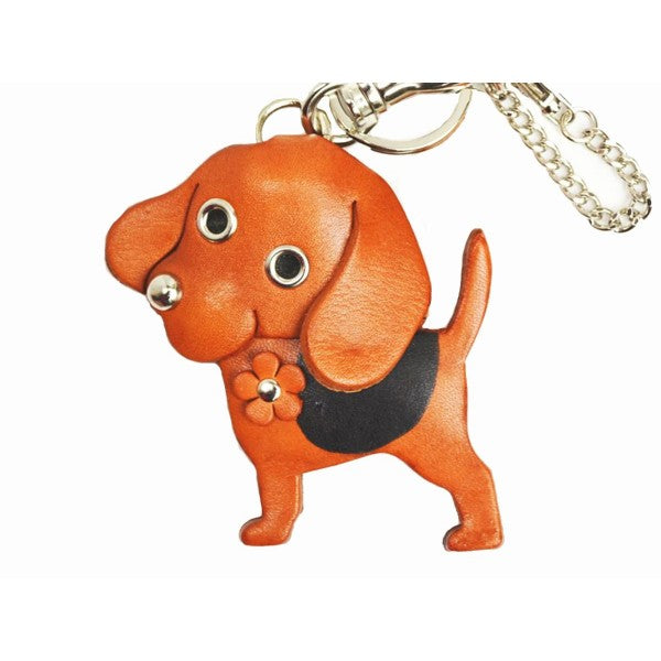 Beagle Handmade Leather Dog/Bag Charm