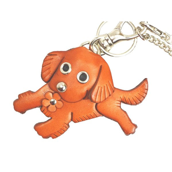 Golden Retriever Handmade Leather Dog/Bag Charm