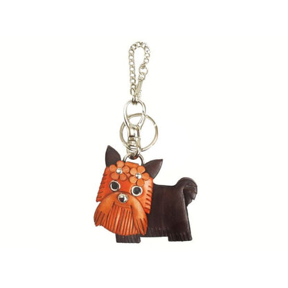 Yorkshire Terrier Handmade Leather Dog/Bag Charm