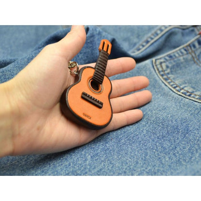 Guitar Handmade Leather Goods/Bag Charm